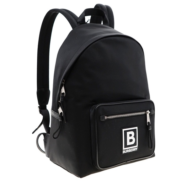 Burberry Abbeydale Backpack Black Nylon New - Picture 1 of 5